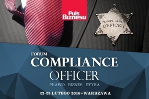 Forum Compliance Officer, Warszawa, 22-23 lutego 2016