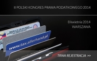 II Polski Kongres Prawa Podatkowego 2014